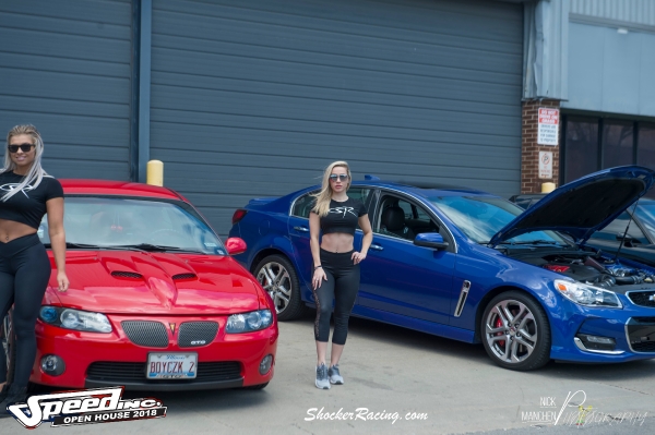 Adriannka, Lex, and Alice for ShockerRacing Girls at Speed Inc Open House 2018