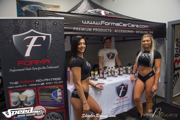 Adriannka, Lex, and Alice for ShockerRacing Girls at Speed Inc Open House 2018