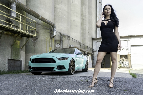 Bex Russ with Walter's S550 Mustang for ShockerRacing