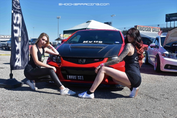Angie and Miracle at Import Face Off