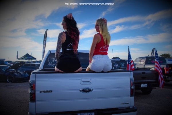 Angie and Miracle at Import Face Off