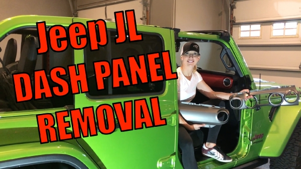 Jeep JL Dash Panel Removal